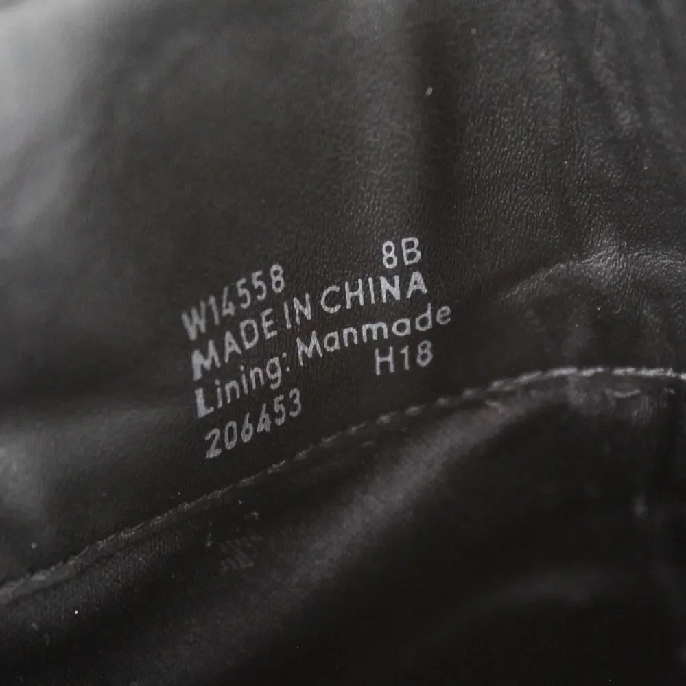 Cole Haan Boots Womens 8 Black Leather Grand OS Zipper Harness Ankle Bootie - Picture 11 of 11